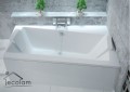 Badewanne Eckbadewanne Infinity 150 x 90 cm rechts optional 1 bzw. 2 Kopfstützen