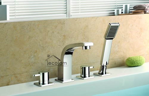 Badewannenarmatur Wannenrandarmatur Armatur 4 Loch Darling