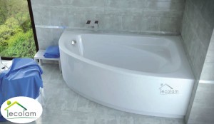 Badewanne Eckbadewanne Cornea 150x100 cm rechts