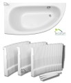 Eckbadewanne Milena 150x70 cm