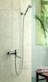 Badewannenarmatur Wandarmatur Armatur mit Handbrause Chrom Retro ART DECO