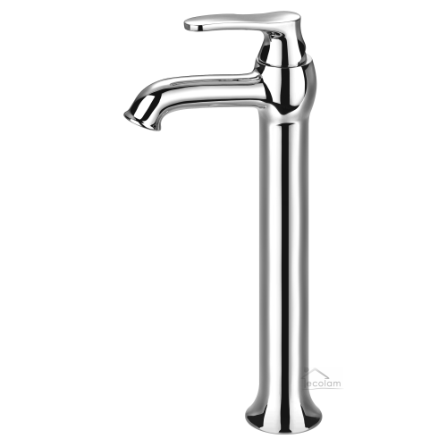 Waschtischarmatur für Waschschale Aufsatzbecken Armatur hoch Retro Art Deco Chrom