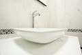 Waschtischarmatur für Waschschale Aufsatzbecken Armatur hoch Retro Art Deco Chrom
