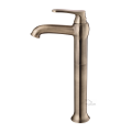 Waschtischarmatur für Waschschale Aufsatzbecken Armatur hoch Retro Art Deco Antik Bronze Click Clack GRATIS