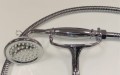 Set Wannenarmatur Badewanne Armatur Handbrause Halter Kreuzgriff Retro Nostalgie