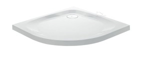 Duschwanne Viertelkreis New Style flach 80 x 80 x 5,5 x 3 cm R=55 Ablauf Silikon GRATIS