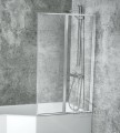 Badewannenabtrennung 2-teilig H 140 cm Glas Ambition Premium 2