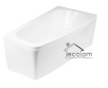 Badewanne Eckbadewanne Luna 150x80 cm rechts