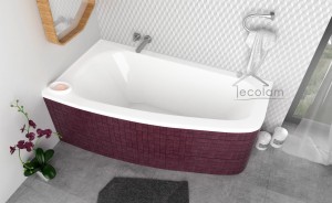 Badewanne Eckbadewanne Luna 150x80 cm links