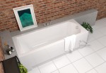 Badewanne Rechteck Shea 170x70 cm