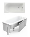 Badewanne Rechteck FLAVIA 140x70 cm