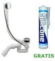 tiefe Duschwanne Rechteck 120 x 80 x 26 cm mit Sitz