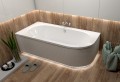 Badewanne Eckbadewanne Avita 150x75 cm links optional: Led-Verkleidung (id: 855)