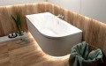 Badewanne Eckbadewanne Avita 150x75 cm links optional: Led-Verkleidung (id: 855)