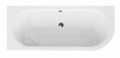 Badewanne Eckbadewanne Avita 150x75 cm links optional: Led-Verkleidung (id: 855)