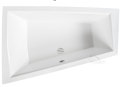 Badewanne Eckbadewanne Intima Duo Slim 170 x 125 cm links