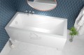Badewanne Rechteck Modern 140 x 70 cm Acryl