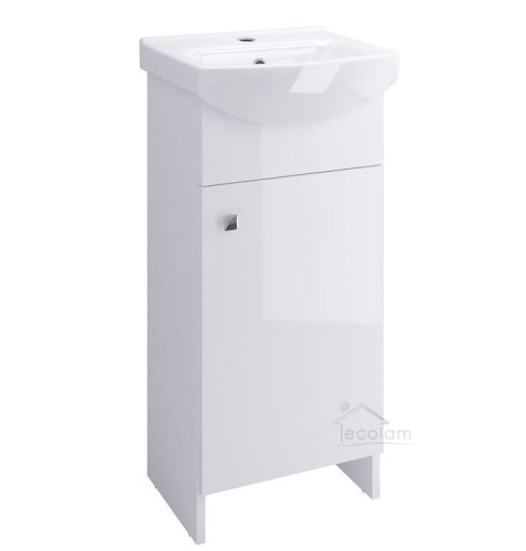 Badmöbel Waschbecken + Unterschrank 40 cm Sati OPTIONAL: CLICK CLACK SIPHON Hochwertiges Badmöbel für Ihr Badezimmer