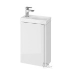 Set Badmöbel mini Waschbecken 40 cm Waschtisch Keramik Unterschrank  Moduo