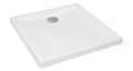 flache Duschwanne Viereck 80 x 80 cm