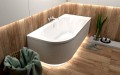 Badewanne Eckbadewanne Avita 160x75 cm rechts optional: Led-Verkleidung (id: 919)
