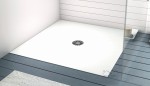 Duschwanne Viereck 100x100x3,5 cm De Luxe bodengleich