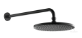 Unterputz Duschsystem Komplett Set Regendusche Y schwarz black