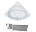 Badewanne Prestige 140x140cm mit Styroporverkleidung