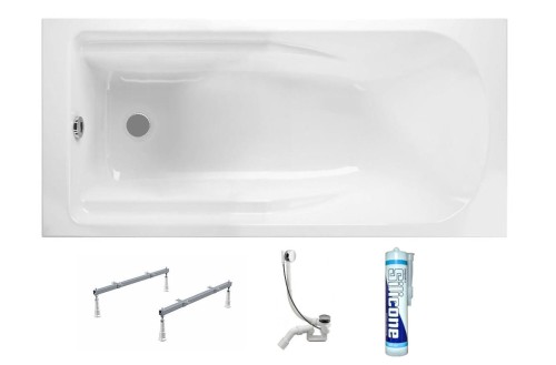 Badewanne Rechteck Comfprt Plus 170x75 cm Acryl