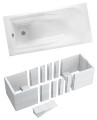 Badewanne Rechteck Comfprt Plus 170x75 cm Acryl