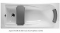 Badewanne Rechteck Comfprt Plus 170x75 cm Acryl