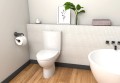 WC Toilette Parva Stand Tiefspüler Bodenstehend Spülkasten Sitz Soft Close Cersanit