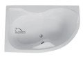 Badewanne Eckwanne Dora 170x110 cm links + ABLAGE BADEWANNENBRETT BAMBUS