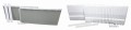 Badewanne Eckwanne Dora 170x110 cm links + ABLAGE BADEWANNENBRETT BAMBUS