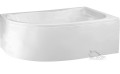 Badewanne Eckwanne Dora 170x110 cm rechts + ABLAGE BADEWANNENBRETT BAMBUS