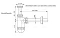 Siphon Flaschensiphon für Waschbecken Geruchsverschluss 32 5/4" Alcaplast Ablauf