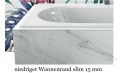 Badewanne Rechteck Vitae 170 x 75 cm niedriger Wannenrand slim