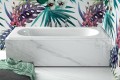 Badewanne Rechteck Vitae 180 x 80 cm niedriger Wannenrand slim