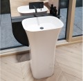 Freistehendes Standwaschbecken Waschtischsäule Design Lux Schick Assos