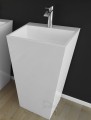 Freistehendes Standwaschbecken Vera Waschtischsäule Design Lux Schick Breite 50 cm