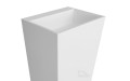 Freistehendes Standwaschbecken Vera Waschtischsäule Design Lux Schick Breite 50 cm