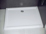 Duschwanne Rechteck flach Acryl 120 x 80 x 5,5 x 3 cm Alpina