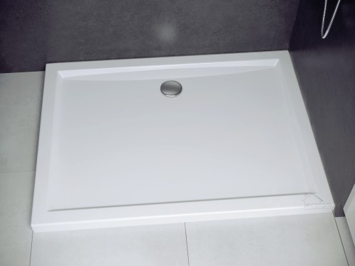 Duschwanne Rechteck flach Acryl 120 x 90 x 5,5 x 3 cm Alpina (id: 1076)