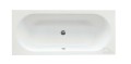 Badewanne Rechteck Vitae 150x75 cm + Ablage Bambus (id: 1086)