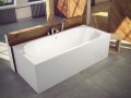 Badewanne Rechteck Vitae 170 x 75 cm + Ablage Bambus (id: 1088)