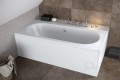 Badewanne Rechteck Vitae 160 x 75 cm + Ablage Bambus (id: 1087)