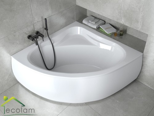 Badewanne Eckwanne Mia 120x120 cm