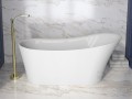 Freistehende Badewanne Acryl Calima 170x74 cm Ab- und Überlauf Click Clack (id: 1100)