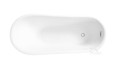 Freistehende Badewanne Acryl Calima 170x74 cm Ab- und Überlauf Click Clack (id: 1100)
