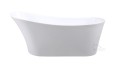 Freistehende Badewanne Acryl Calima 170x74 cm Ab- und Überlauf Click Clack (id: 1100)